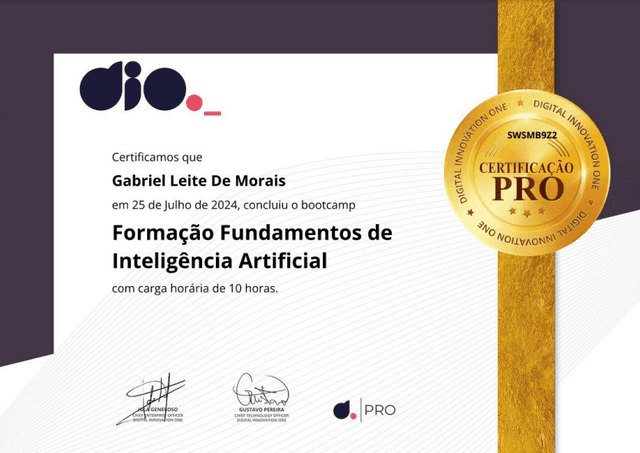 INTELIGÊNCIA ARTIFICIAL